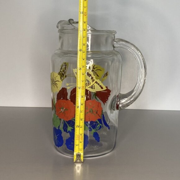 Vintage Floral Pitcher/Carafe - Picture 5 of 7